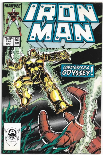 Iron Man #218, 1987, Marvel Comic