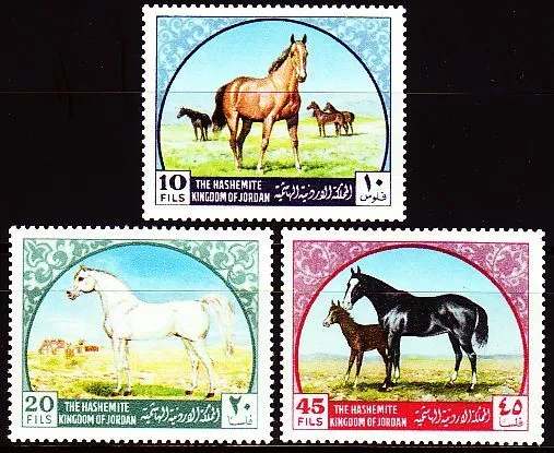 Jordanien Jordan 1969 ** Mi.698/700 Pferde Horses
