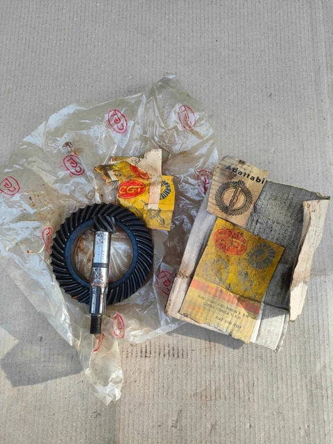 COPPIA CONICA PIGNONE CORONA FIAT TOPOLINO 500 C BELVEDERE 8 X 41 - Foto 7