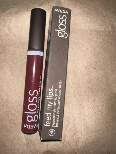 Brillo labial Aveda Feed My Lips *BAYA MAQUI* Cremoso NUEVO EN CAJA