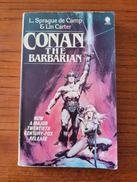 Conan the Barbarian by L. Sprague de Camp & Lin Carter - Film tie-in cover 1982