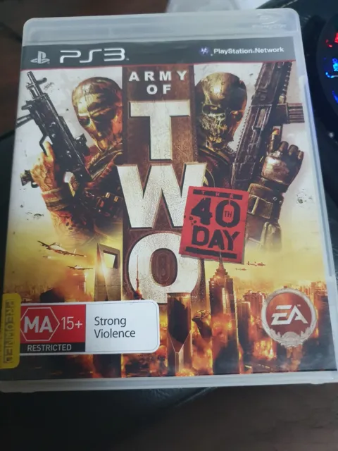 Army Of Two 40th Day Sony PS3 / PlayStation 3 pal complete good condition FP