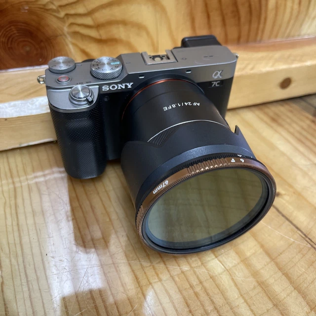 Sony a7C Mirrorless Camera (Silver) ILCE7C/S With AF 24 Lens