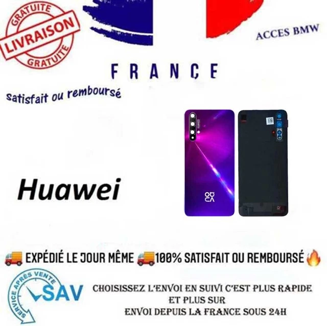 Vitre Arrière (cache Batterie) Pour Huawei Nova 3 Iris Violet - Neuf, Pièce Détachée, EAN 3010417393326