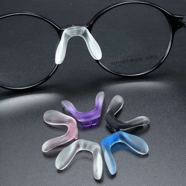 Anti-Slip Silicone Stick On Nose Pads Eyeglasses Sunglasses Glasses Repair Tool