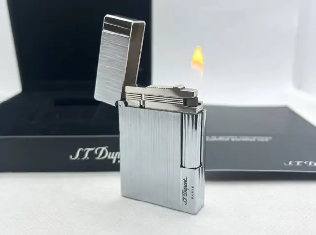 S.T. Dupont The Wand Candle Lighter White Gold Accendino Candele