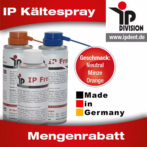 Kältespray Eisspray Vereisungsspray Kühlspray 200ml orange minze Dental-45°C