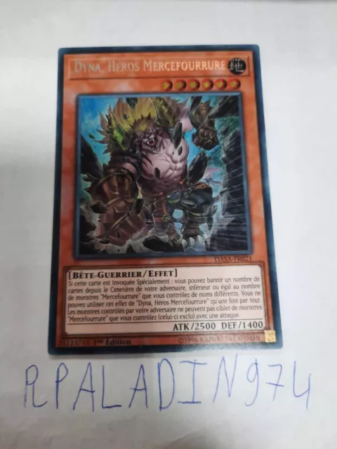 Yu-gi-oh! Dyna, Héros Mercefourrure DASA-FR021 Secrète rare