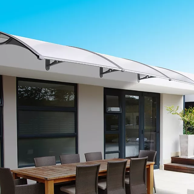 NEW DIY Outdoor Awning - Front Door Patio Rain Cover 1m x 3m