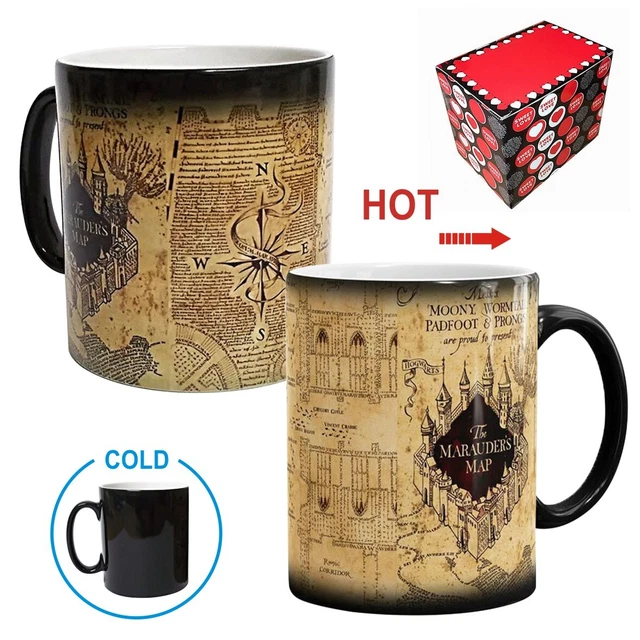 HARRY POTTER MARAUDER'S Map Color Changing Magic black heat sensitive