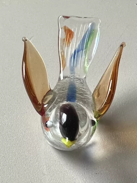 Glasvogel Vogel aus Glas Figur Vogel aus Sammlung