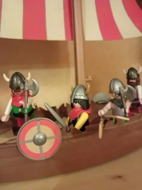 playmobil wikingerschiff Mit 4 Figuren