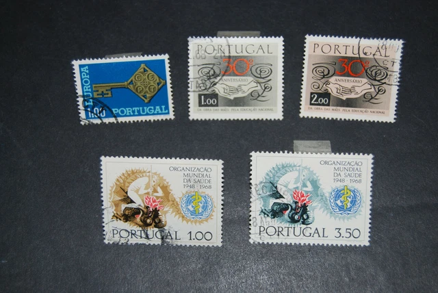 Portugal: Lot 181 -Gestempelt Mit Falz-