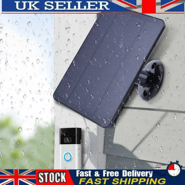 Waterproof Solar Panel Charger for Ring Spotlight UK | Ubuy