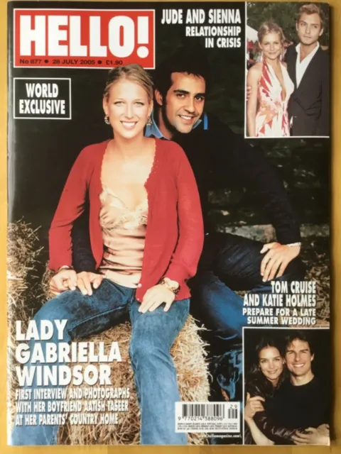 Hello! Magazine #877 - 28 July 2005 - Lady Gabriella Winsdor - Jude & Sienna