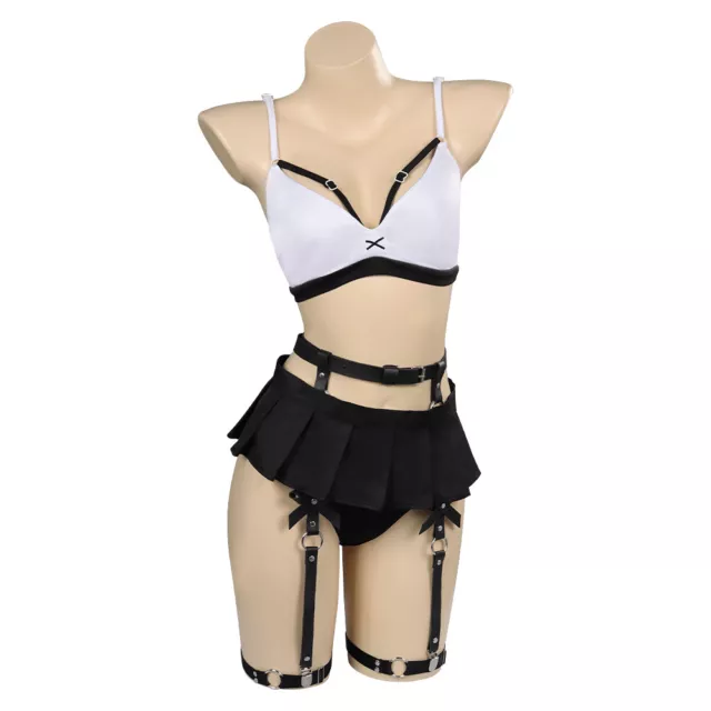 Finall Fanttassy VII Remake Tifa Lockhart Cosplay Costume Sexy lingerie skirts