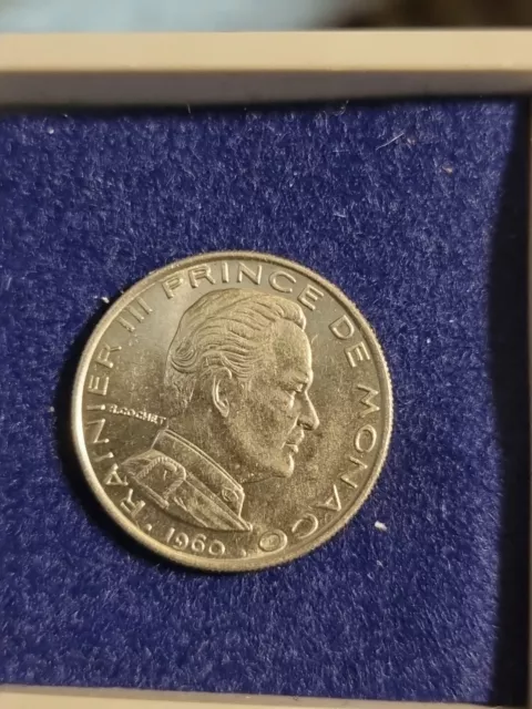 Monaco - 1 Franc - Franken 1960 Sehr Schön Prince Rainer