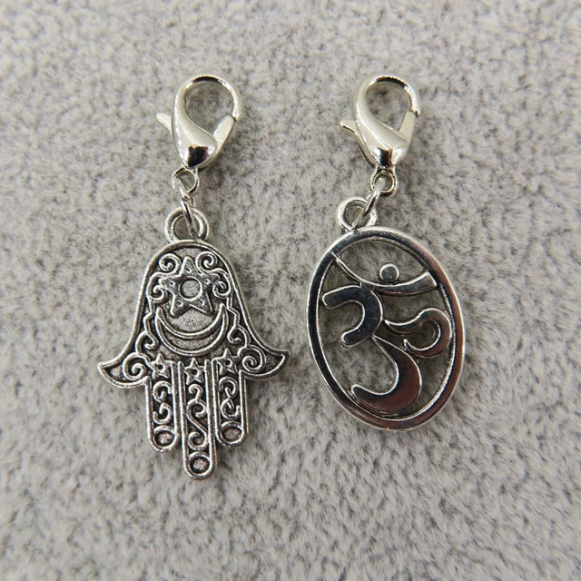Portachiavi Hamsa Mano Di Fatima Con Occhio Turco - Amuleto Protezione