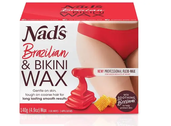 Nad's Brazilian & Bikini Wax Kit, Strip Free Hard Wax / New Au Free Shipping