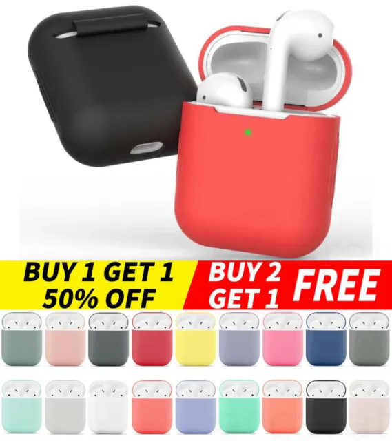 For Apple AirPods Charging Case 2 / 1 Silicone Protective Slim Cover Protector