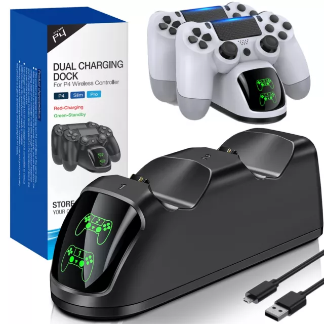 PS4 Controller Dual Fast Charger Dock Station Charging Stand For PlayStation 4