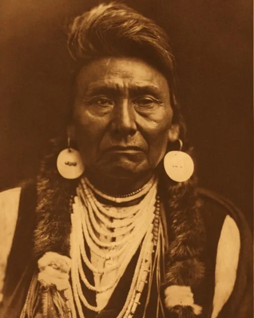 chief Joseph Nez Perce Indian T shirt Transfers Iron On 8 x10 Lite/ Dark Fabric