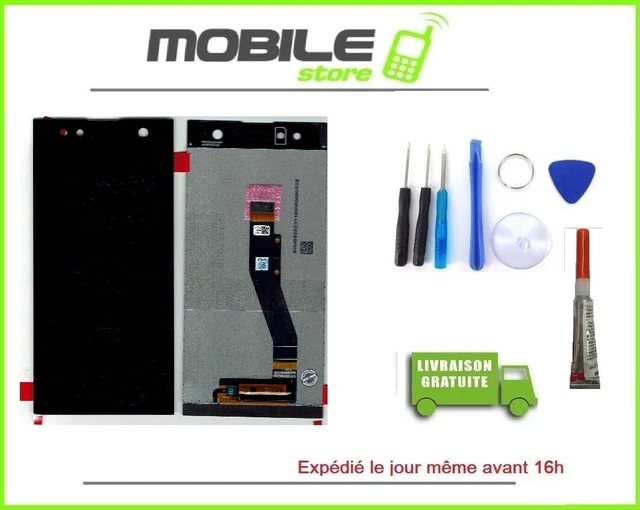 Châssis Avec écran LCD + Vitre Tactile Pour Sony Xperia M4 Aqua E2203 - Blanc