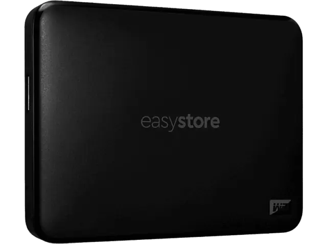 Disco duro externo 1 TB - WD Easystore, Portátil, HDD, USB 3.2 Gen 1,