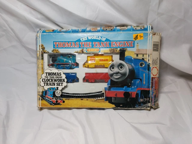 HORNBY THE WORLD Of Thomas The Tank Engine Clockwork Train Set Boxed £ ...