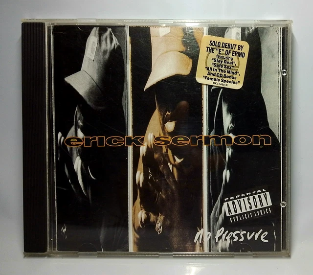 ERICK SERMON - No Pressure - CD - Explicit Lyrics - **Excellent