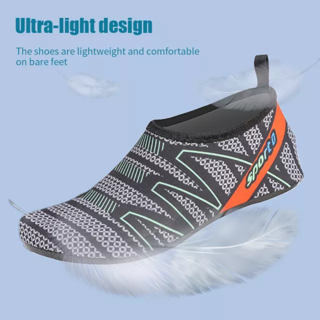 Unisex Beach Water Shoes Soft Surfing Swimming Shoes Breathable for Beach Wading 3