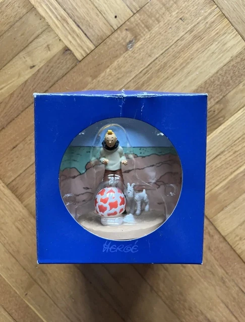 Hergé - 2x Coffret scène Moulinsart - Tintin Aviateur