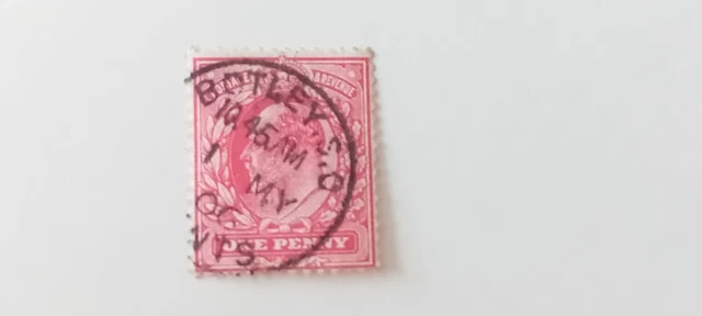 GB KEV11 1d Red - Botley Hampshire Postmark