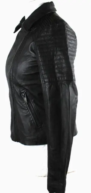 Edc by Esprit giacca di pelle donna, taglia 36, ottime condizioni 3