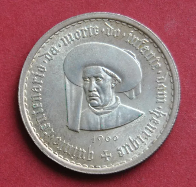 Portugal . 10 Escudos 1960 - Infante D. Henrique. Unc