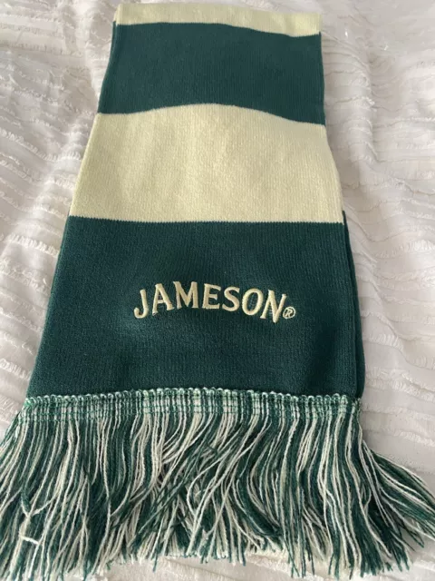 Jameson Whiskey Embroidered Scarf 60”x7” NEW Limited Edition Design!