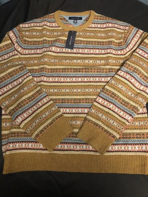 Vintage Tommy Hilfiger Intarsia Wool Knit Sweater 2XL XXL From 2013 3