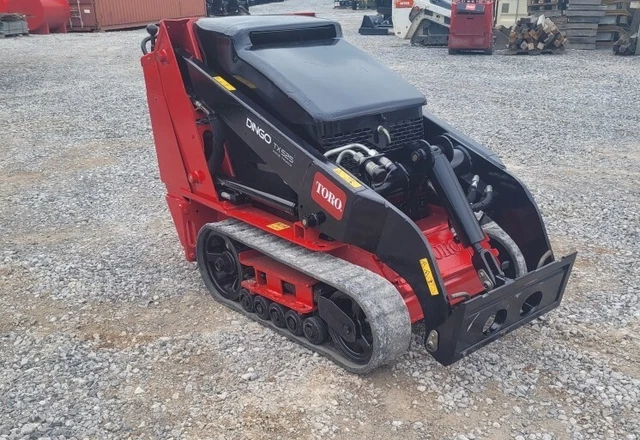 Used 2016 Toro TX525 Diesel Mini Skid Steer with bucket and trailer mover