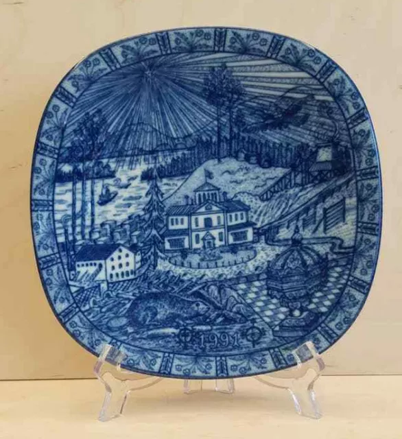 Christmas Plate Julen Rorstrand Sweden Collection 1991  Limited Edition