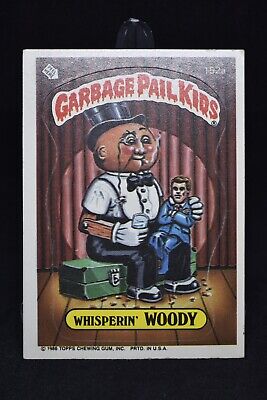 1986 Garbage Pail Kids Series 4 #152a Whisperin Woody - Nice Shape MP