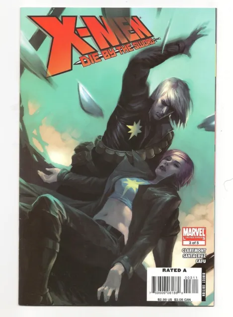 X-Men Die By The Sword #3 Marvel Comics 2008 VF Excalibur Exiles