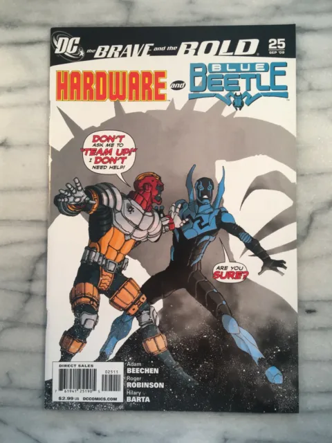 Brave and the Bold #25 (2009-DC) **High+ grade** Hardware / Blue Beetle