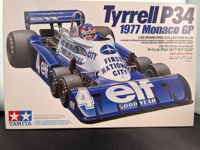 Tyrrell P34 Monaco 1977 - Kit Modello F1 In Scala 1/20 - Tamiya - Foto 10