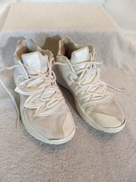 NIKE MENS KYRIE 5 ID White Basketball Shoes AV7917 991 Size 8.5 JT4 9 27.97 PicClick