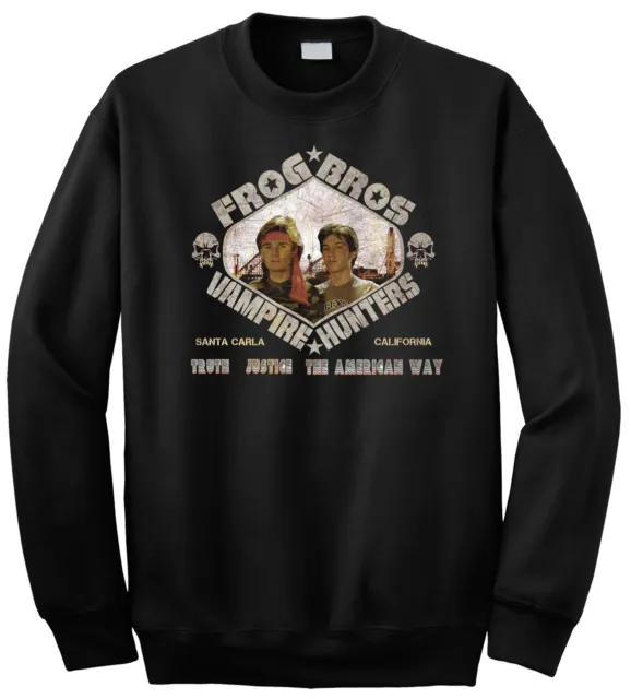 Frog Bros Vampire Hunters Organic Cotton Sweater Lost Boys Inspired Sweatshirt