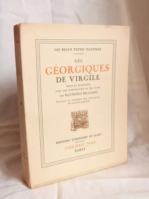 VIRGILE - Les Géorgiques de Virgile - 1933.