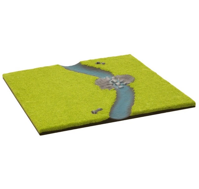 ZITERDES 6012906 MODULAR Gaming Table Seistor Fluss mit Furt und