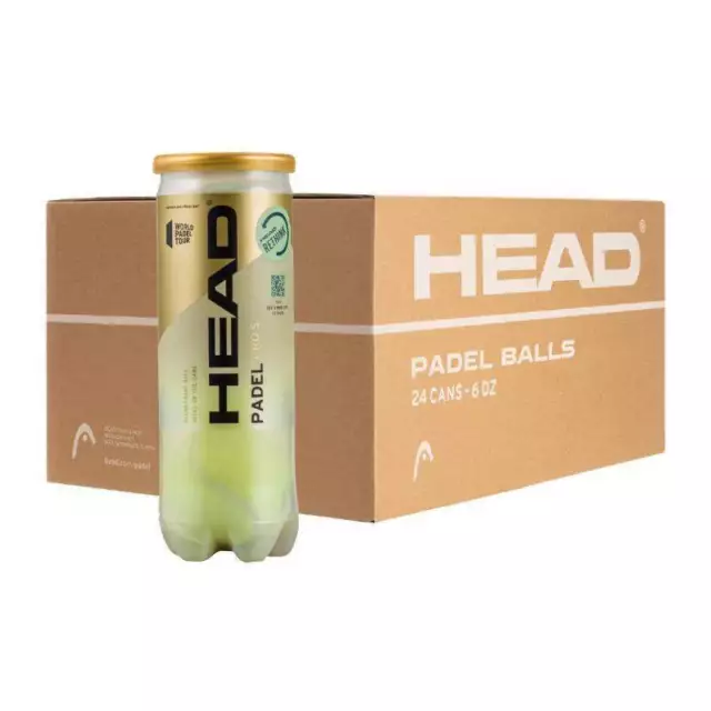 Head Padel Pro S – Confezione da 24 barattoli da 3 palline