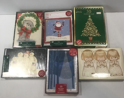 NOS Lot of 6 Boxes 116 Christmas Cards Image Arts Hallmark
