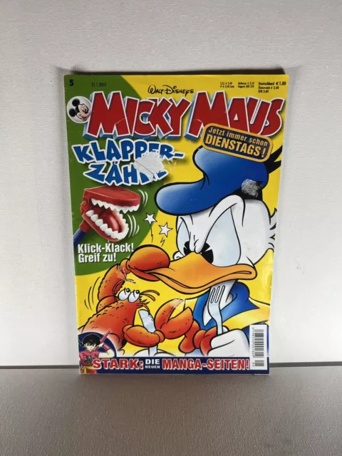 Micky Maus Heft Nr 5 Disney Comic #H1 Sammlung Selten Konvolut Selten